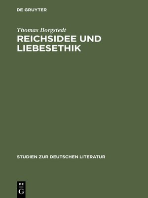 cover image of Reichsidee und Liebesethik